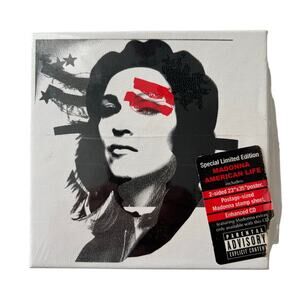 Madonna American Life Limited Edition Box CD 2003 With Poster & Stamps NEW